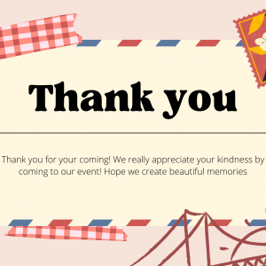 Cheerful Thank You Card