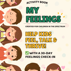 Activity book "my  feelings" Created for Children in the Spectrum