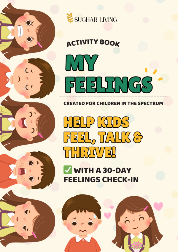 Activity book "my  feelings" Created for Children in the Spectrum